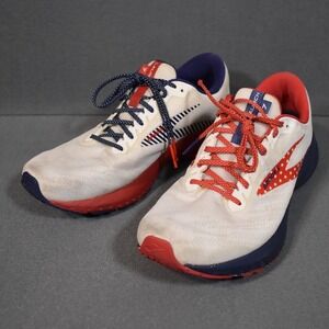 Brooks Launch 7 Stars & Stripes US 10.5 Running Shoes Red White Blue